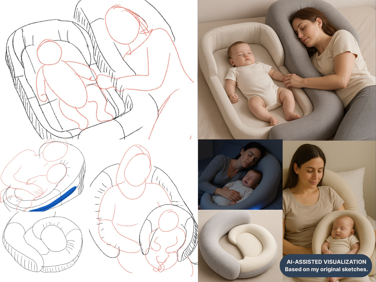 AI-assisted visualization / based on sketches