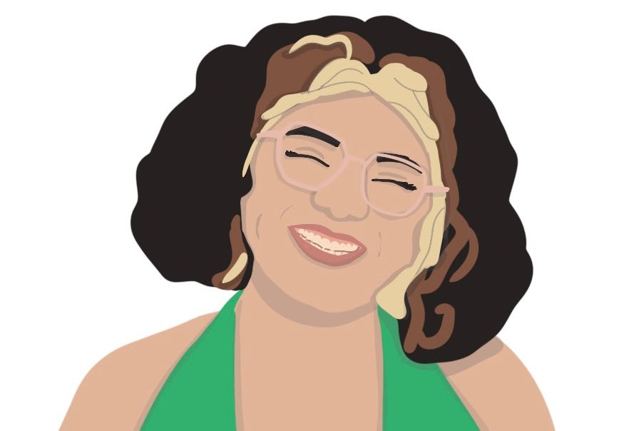 your paper-cutout self-portrait
