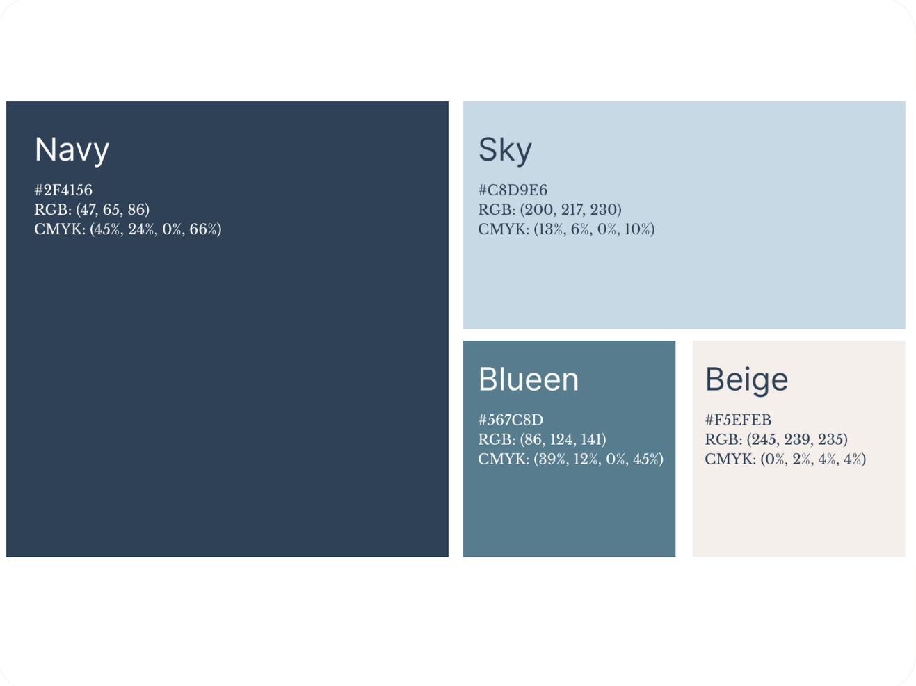 colour palette